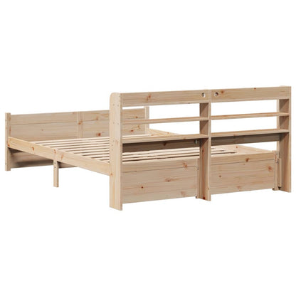 vidaXL Cadre de lit avec tête de lit sans matelas 120x200 cm