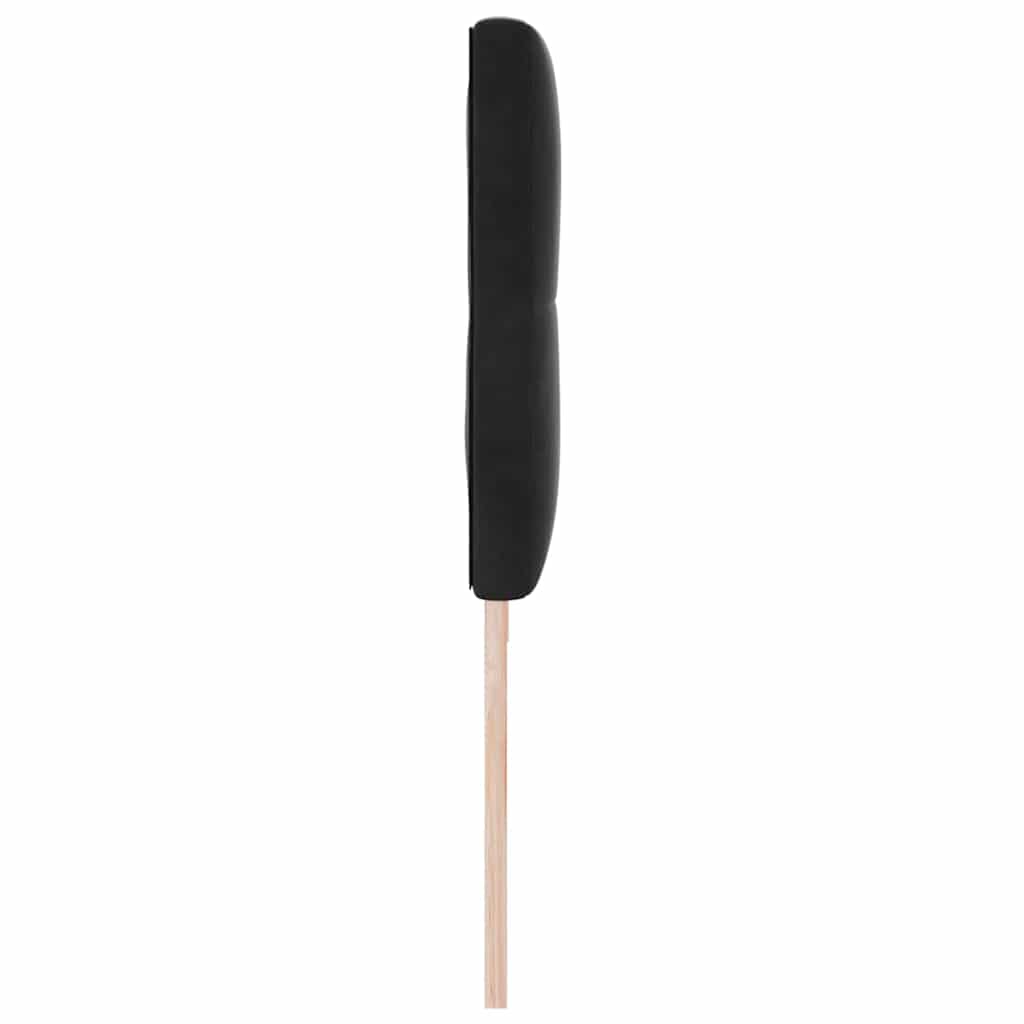 vidaXL LED Kopfteil mit LED-Lichtleisten Schwarz 200 cm Polyester