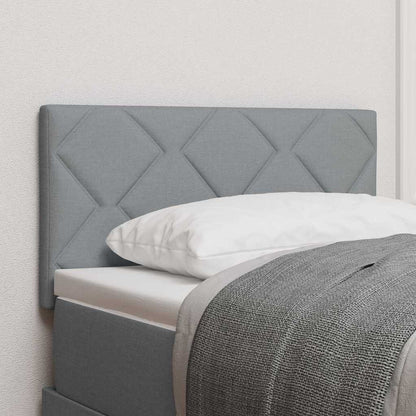 vidaXL Kopfteil Hellgrau 80 cm Stoff