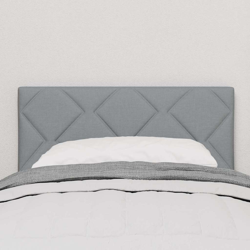 vidaXL Kopfteil Hellgrau 80 cm Stoff