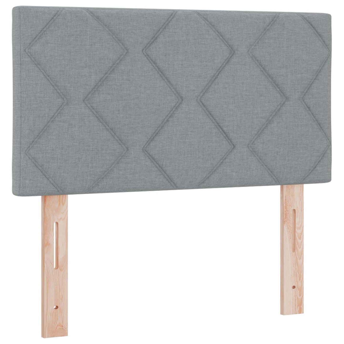 vidaXL Kopfteil Hellgrau 80 cm Stoff