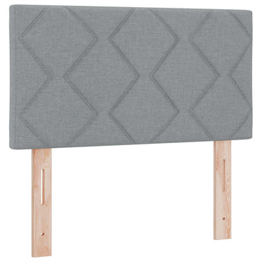 vidaXL Kopfteil Hellgrau 80 cm Stoff