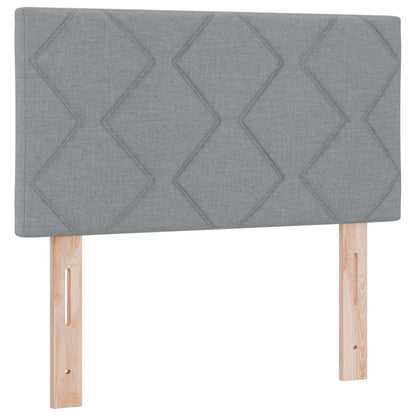 vidaXL Kopfteil Hellgrau 80 cm Stoff