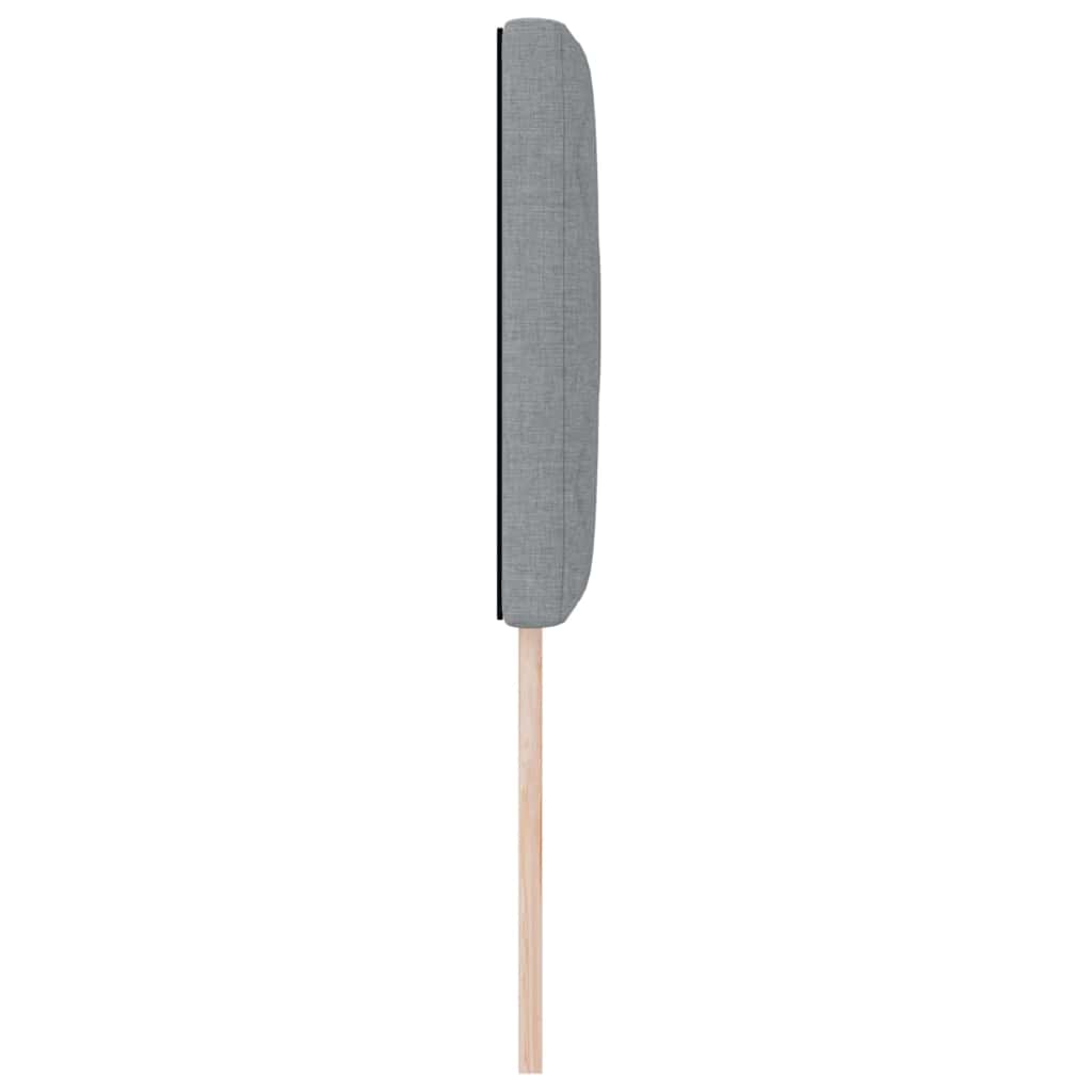 vidaXL Kopfteil Hellgrau 80 cm Stoff