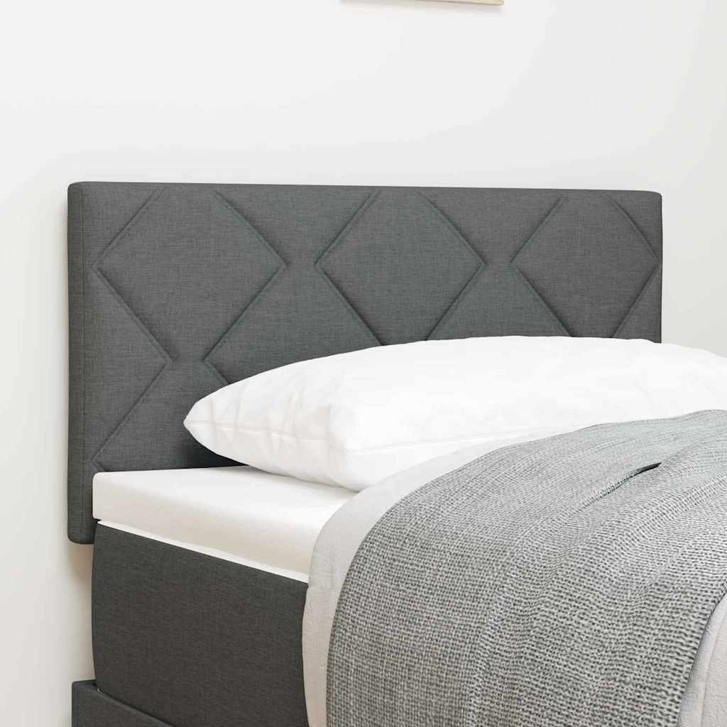 vidaXL Kopfteil Grau 80 cm Stoff
