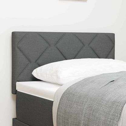 vidaXL Kopfteil Grau 80 cm Stoff