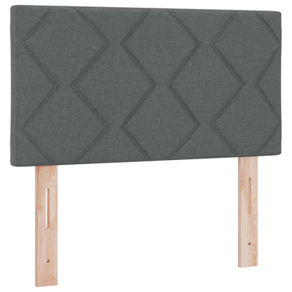vidaXL Kopfteil Grau 80 cm Stoff