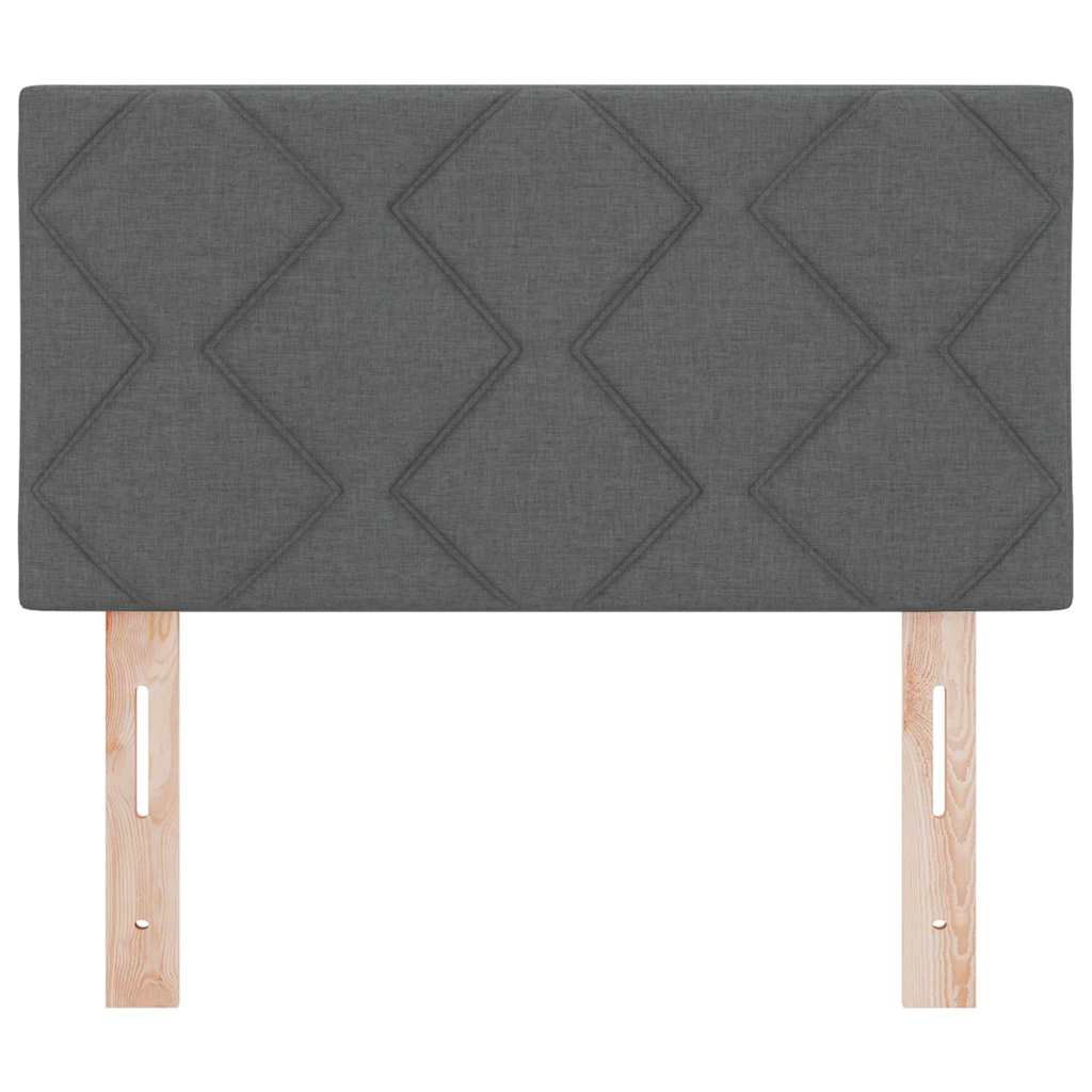 vidaXL Kopfteil Grau 80 cm Stoff
