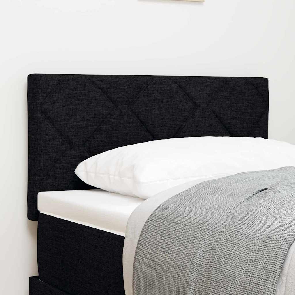 vidaXL Kopfteil Schwarz 80 cm Stoff