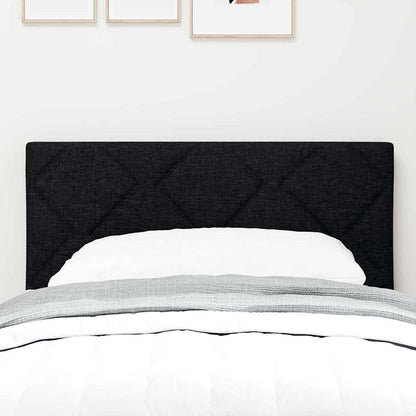 vidaXL Kopfteil Schwarz 80 cm Stoff