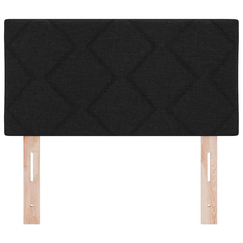vidaXL Kopfteil Schwarz 80 cm Stoff