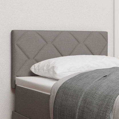 vidaXL Kopfteil Taupe 80 cm Stoff