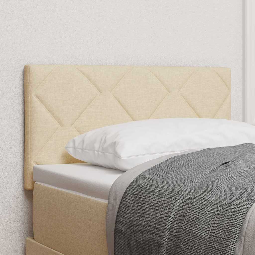 vidaXL Kopfteil Creme 80 cm Stoff