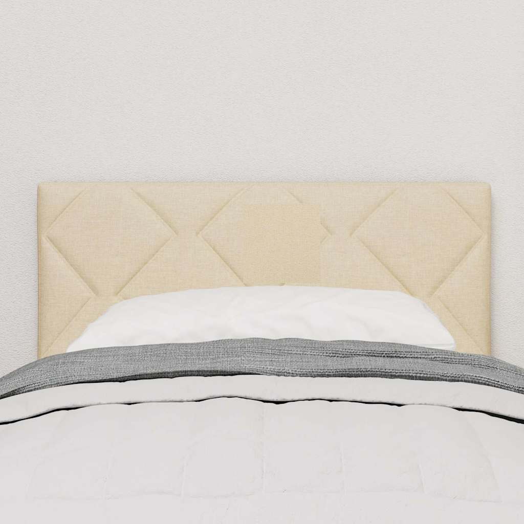 vidaXL Kopfteil Creme 80 cm Stoff