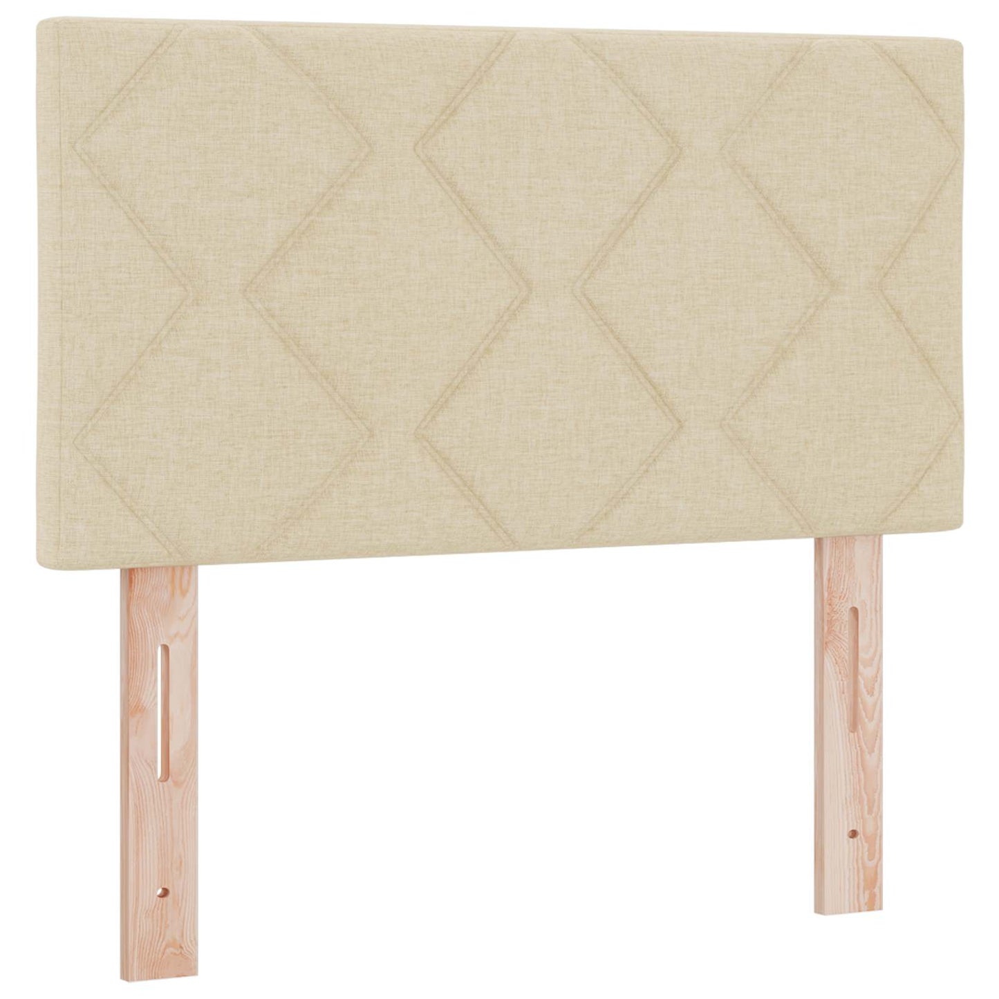 vidaXL Kopfteil Creme 80 cm Stoff
