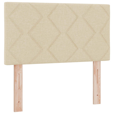 vidaXL Kopfteil Creme 80 cm Stoff