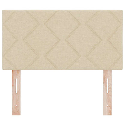 vidaXL Kopfteil Creme 80 cm Stoff