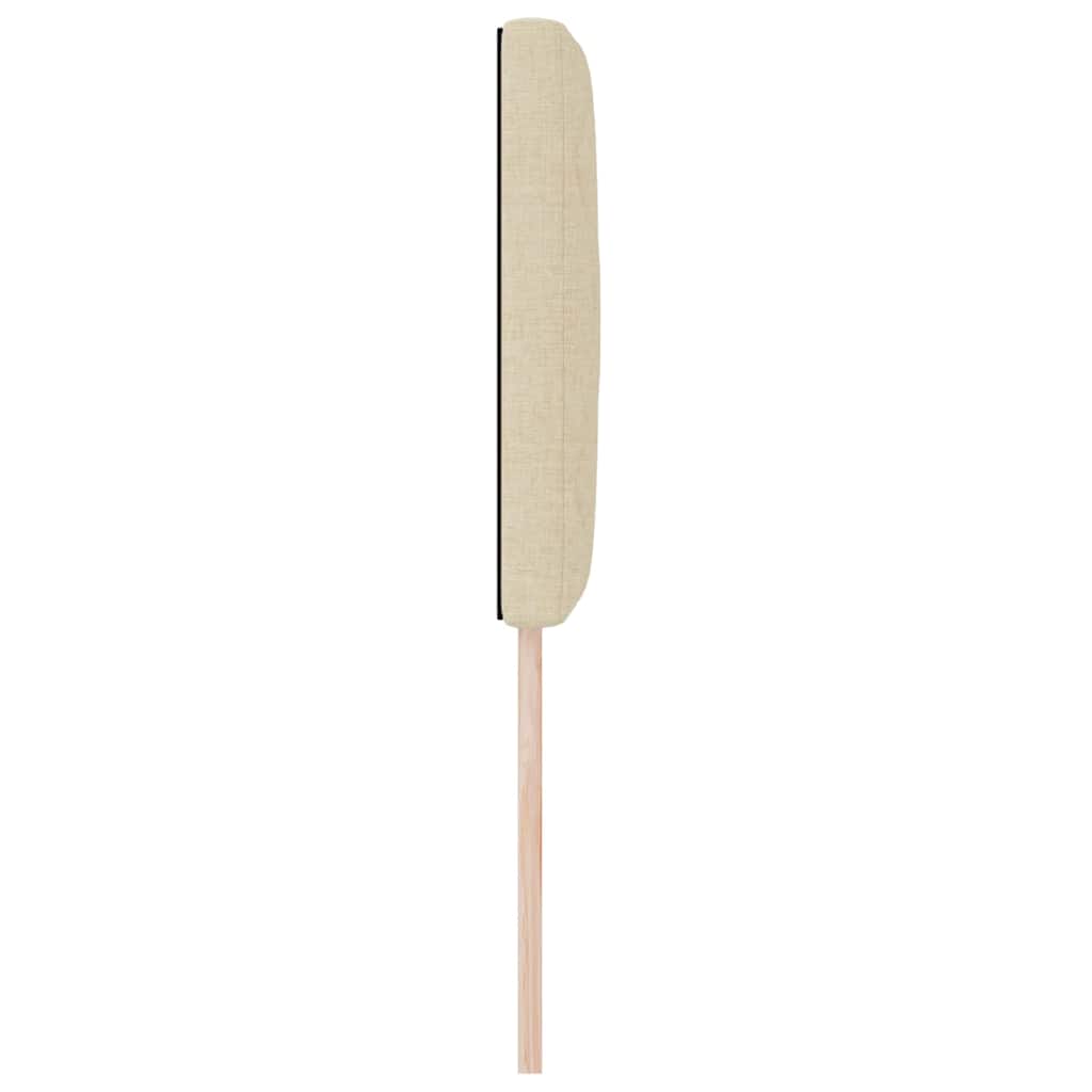 vidaXL Kopfteil Creme 80 cm Stoff
