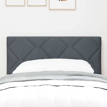 vidaXL LED Kopfteil Dunkelgrau 80 cm Kunstleder