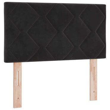vidaXL LED Kopfteil Schwarz 80 cm Kunstleder