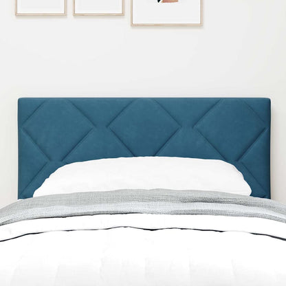 vidaXL LED Kopfteil Dunkelblau 80 cm Kunstleder
