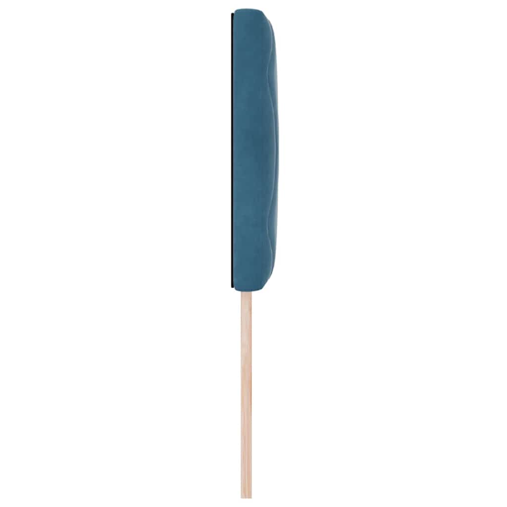 vidaXL LED Kopfteil Dunkelblau 80 cm Kunstleder