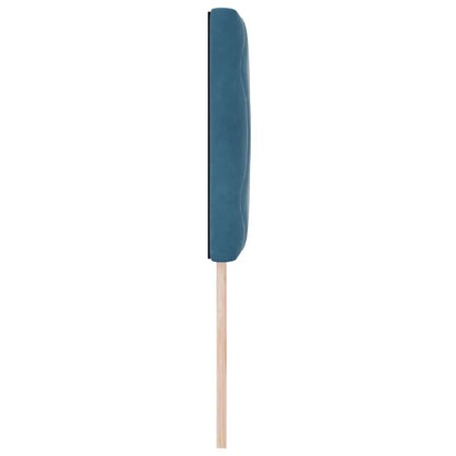 vidaXL LED Kopfteil Dunkelblau 80 cm Kunstleder