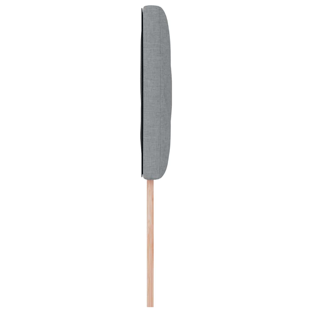 vidaXL Kopfteil Hellgrau 90 cm Stoff