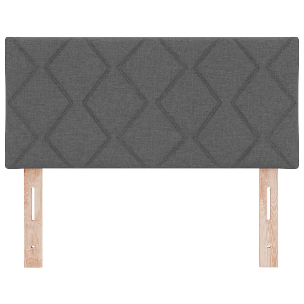 vidaXL Kopfteil Grau 90 cm Stoff