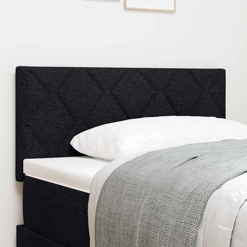 vidaXL Kopfteil Schwarz 90 cm Stoff