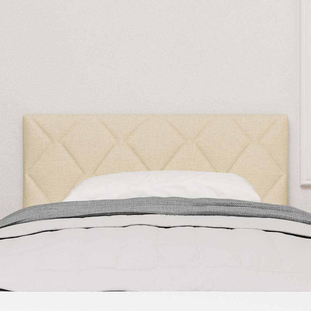 vidaXL Kopfteil Creme 90 cm Stoff