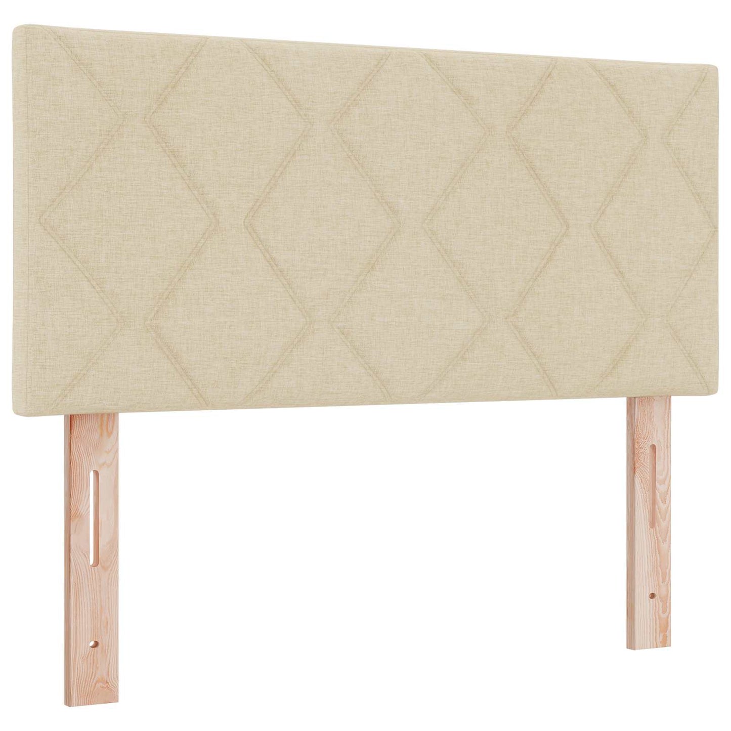 vidaXL Kopfteil Creme 90 cm Stoff