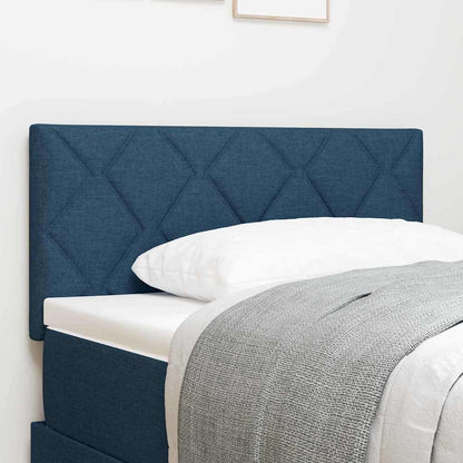 vidaXL Kopfteil Blau 90 cm Stoff