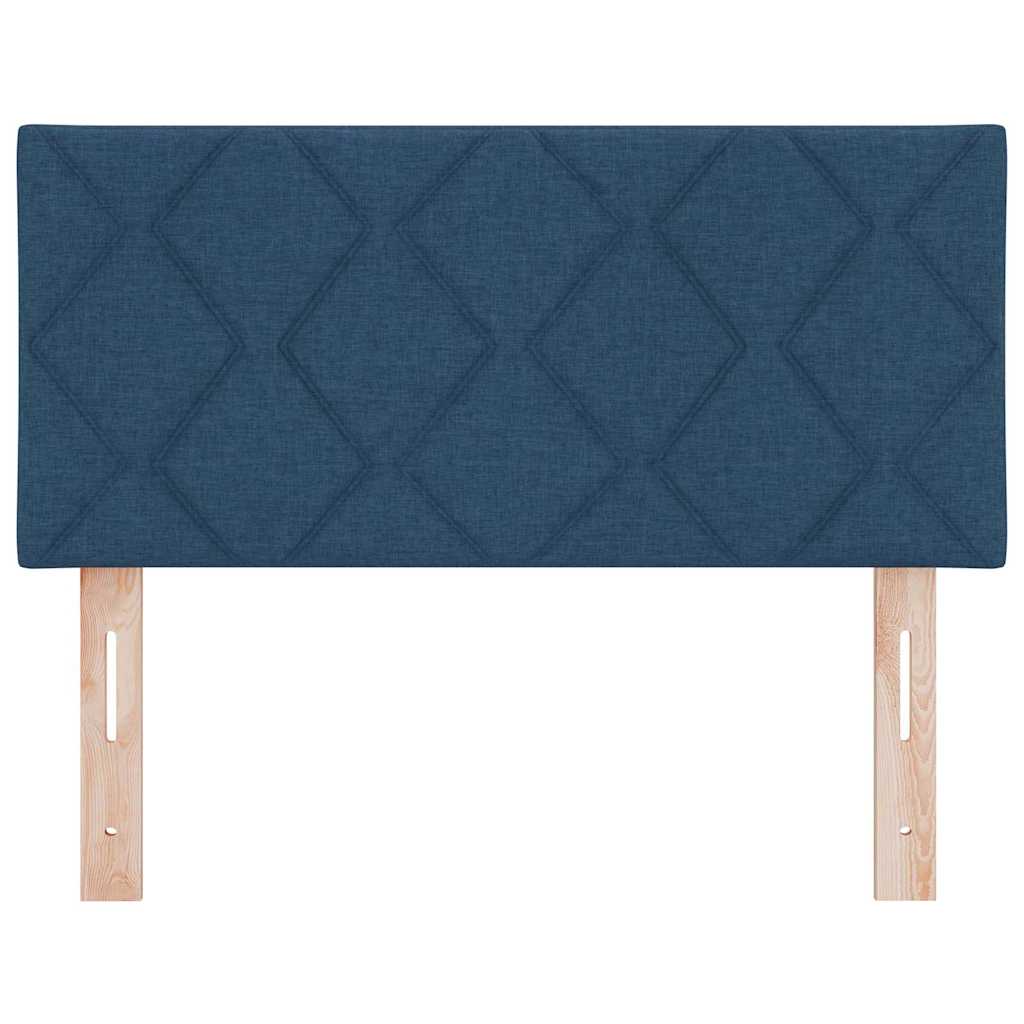 vidaXL Kopfteil Blau 90 cm Stoff