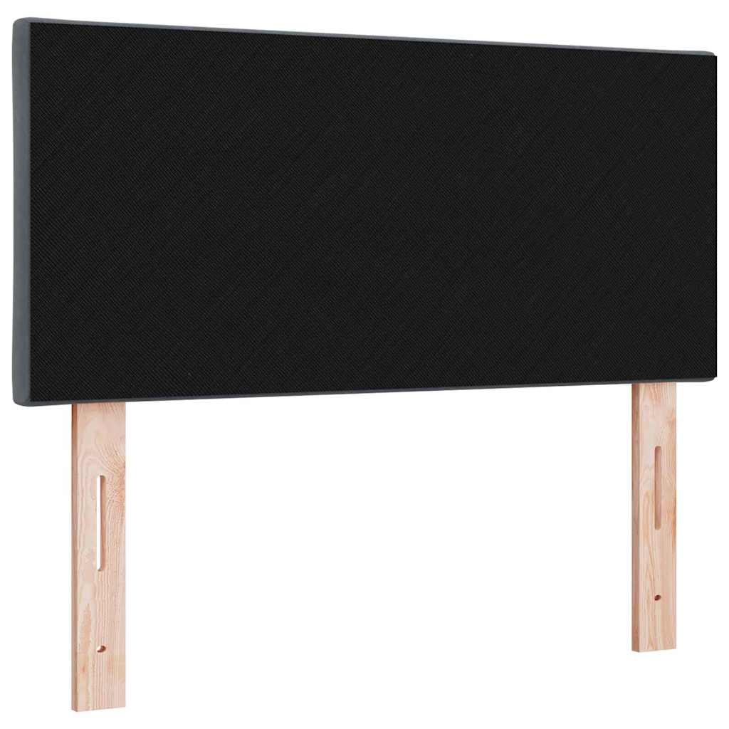 vidaXL LED Kopfteil Dunkelgrau 90 cm Kunstleder
