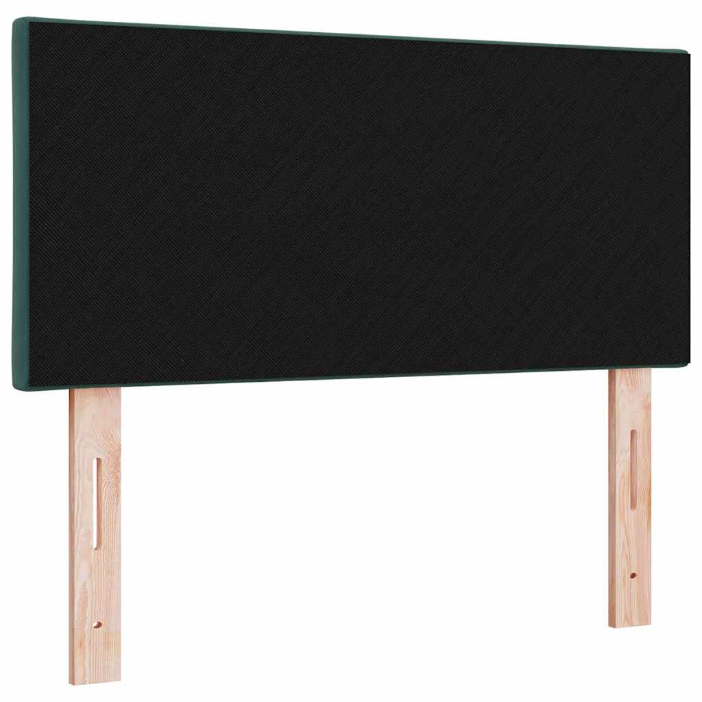 vidaXL LED Kopfteil Dunkelgrün 90 cm Kunstleder