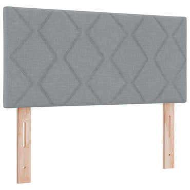 vidaXL Kopfteil Hellgrau 100 cm Stoff