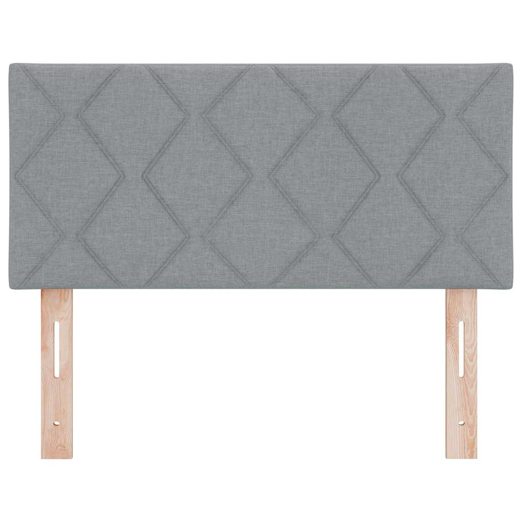 vidaXL Kopfteil Hellgrau 100 cm Stoff