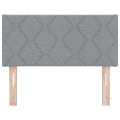 vidaXL Kopfteil Hellgrau 100 cm Stoff