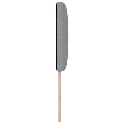 vidaXL Kopfteil Hellgrau 100 cm Stoff