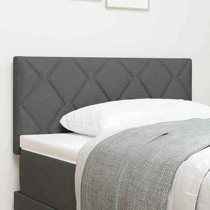 vidaXL Kopfteil Grau 100 cm Stoff