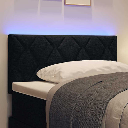 vidaXL Kopfteil Schwarz 100 cm Stoff