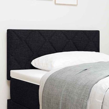 vidaXL Kopfteil Schwarz 100 cm Stoff
