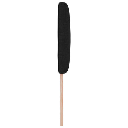 vidaXL Kopfteil Schwarz 100 cm Stoff