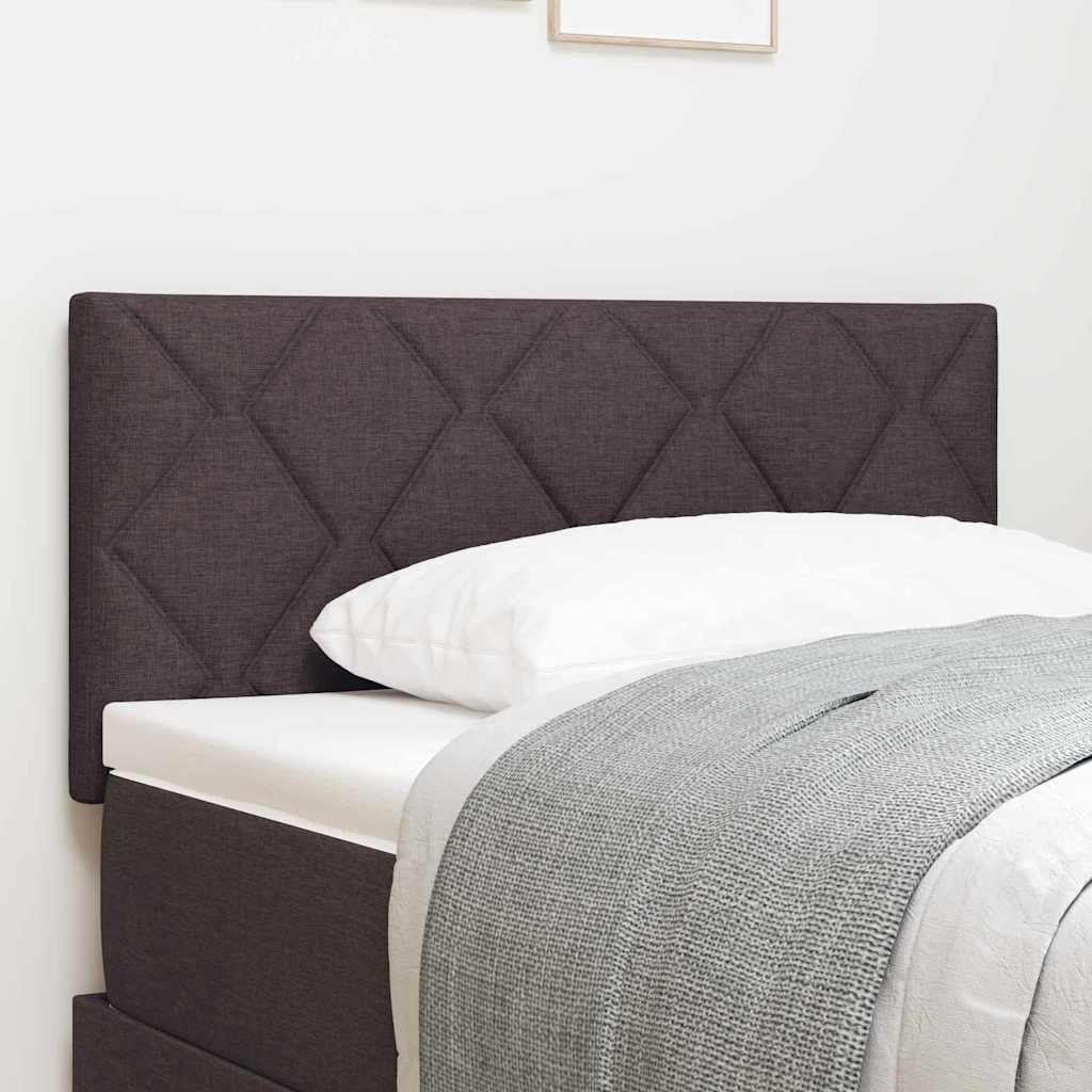 vidaXL Kopfteil Braun 100 cm Stoff