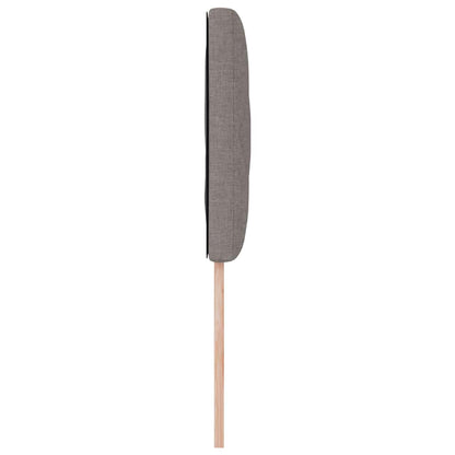 vidaXL Kopfteil Taupe 100 cm Stoff
