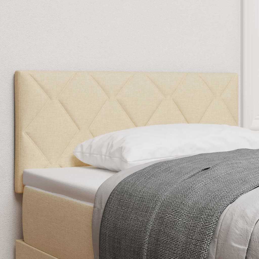 vidaXL Kopfteil Creme 100 cm Stoff