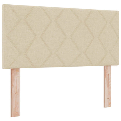 vidaXL Kopfteil Creme 100 cm Stoff
