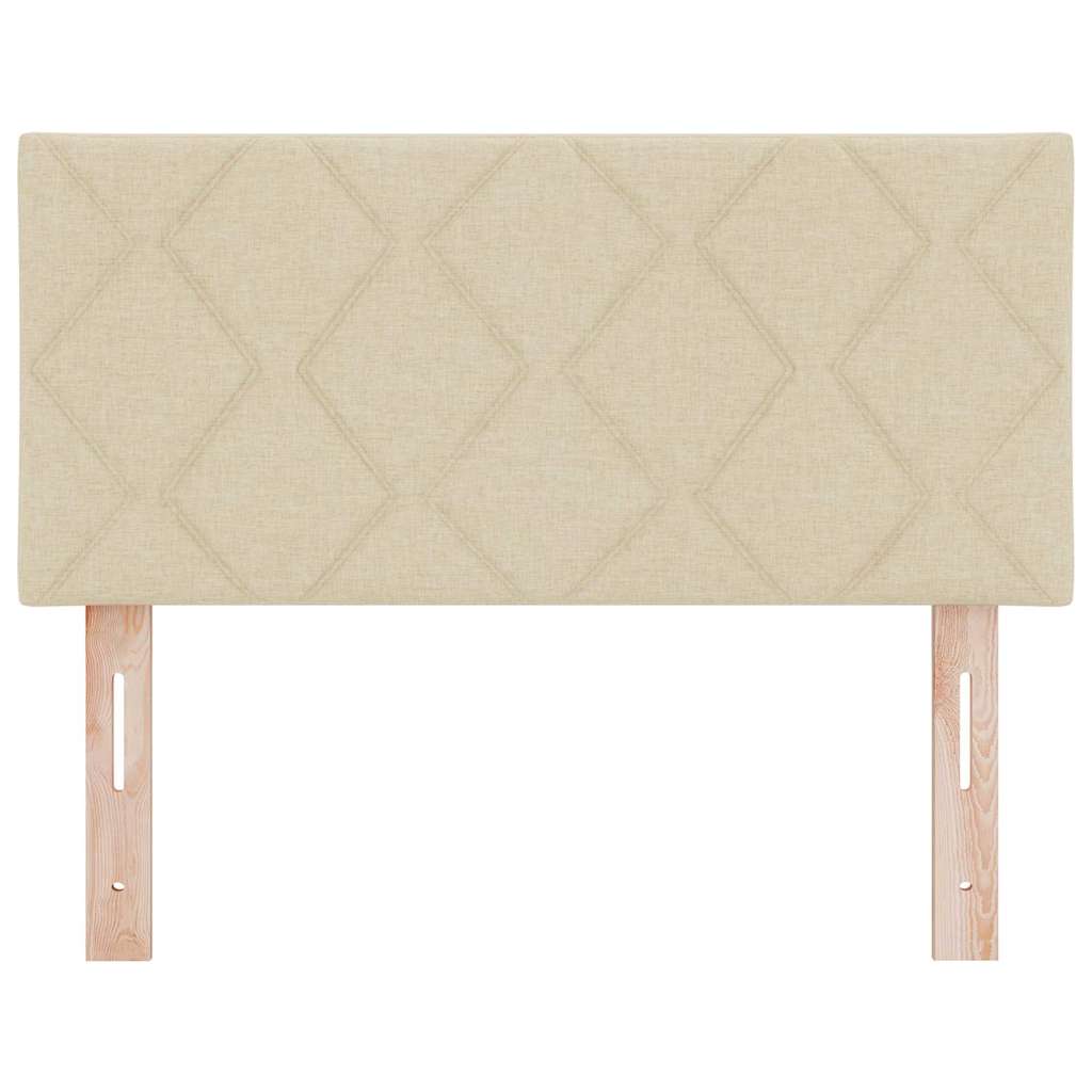 vidaXL Kopfteil Creme 100 cm Stoff