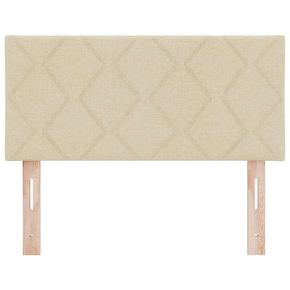 vidaXL Kopfteil Creme 100 cm Stoff